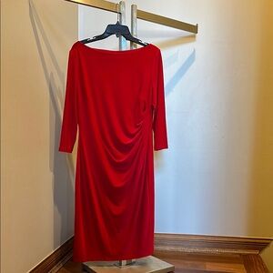 Elegant Red Women's Dress